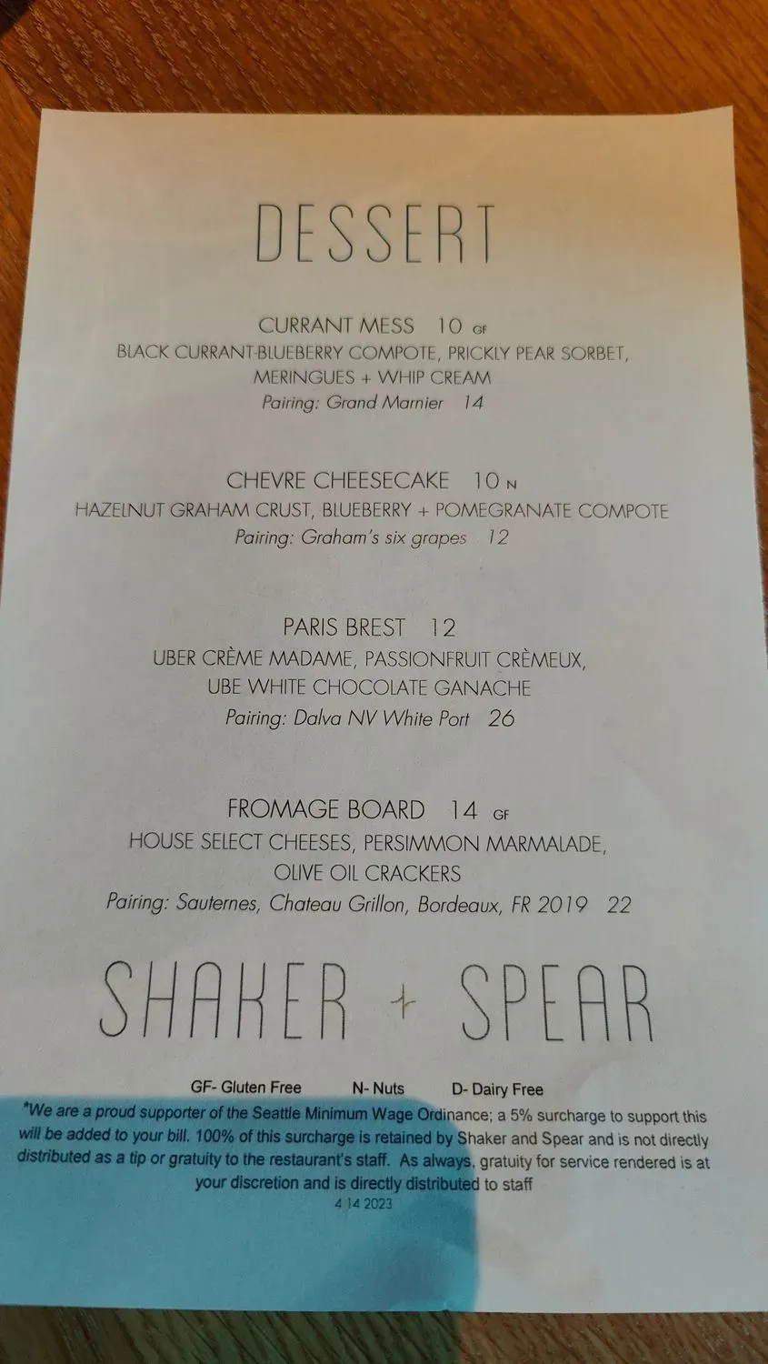 Menu 5