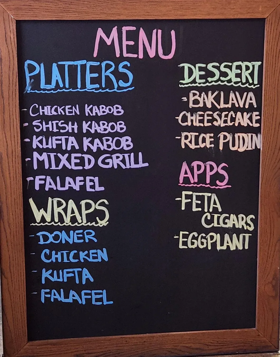 Menu 3