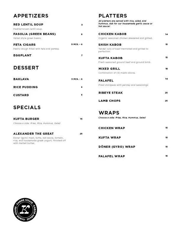 Menu 2