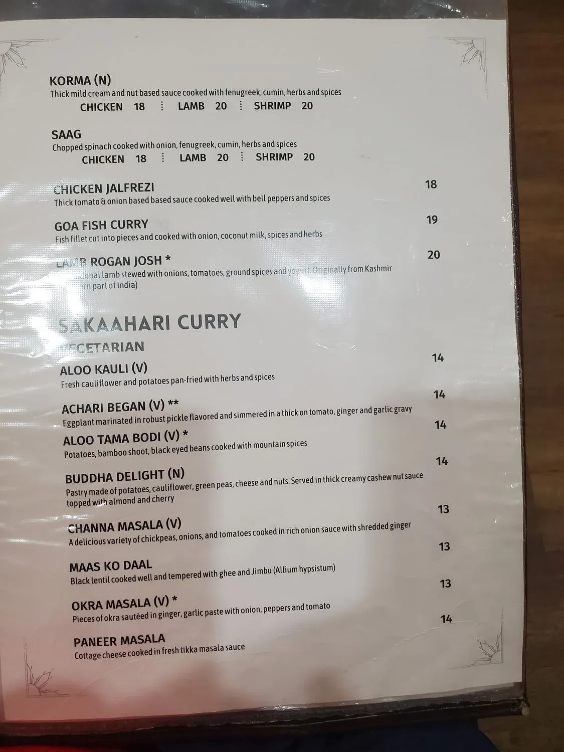 Menu 5