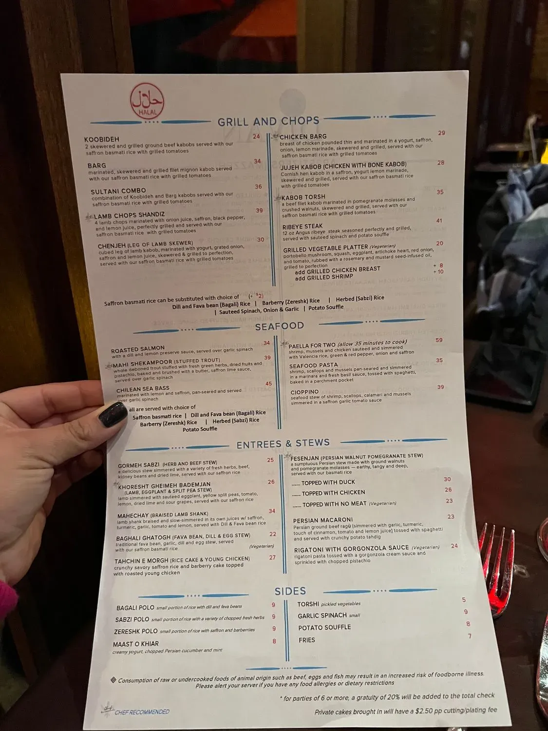 Menu 6