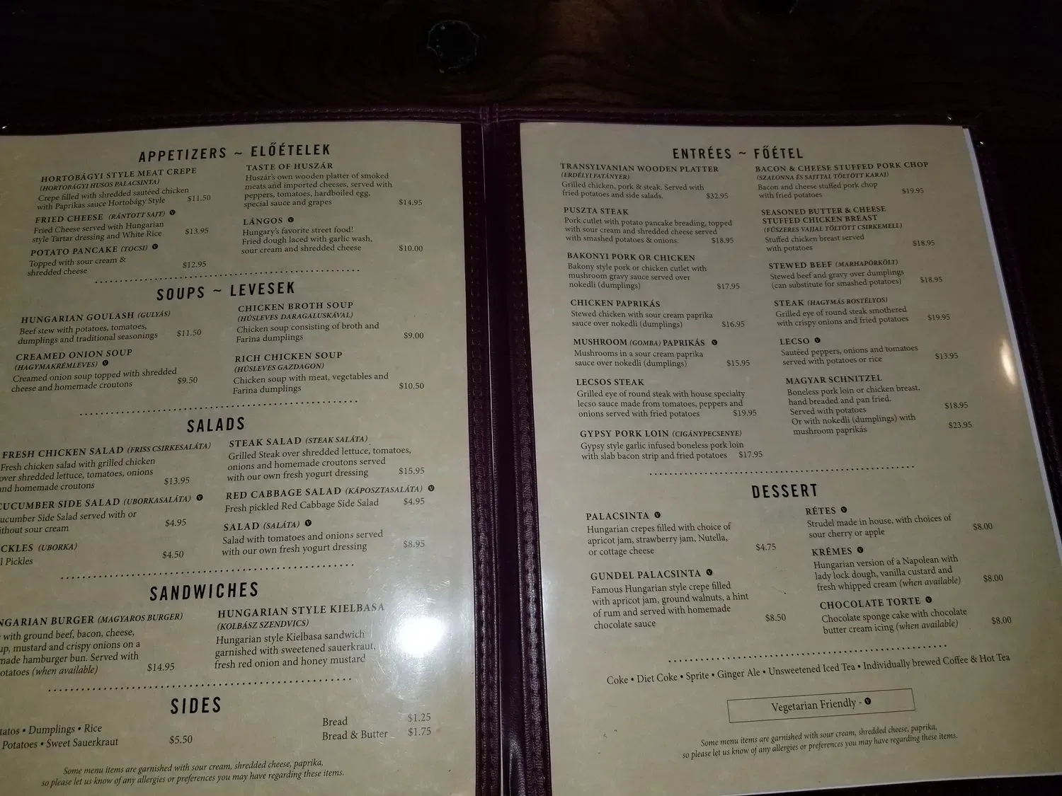 Menu 4