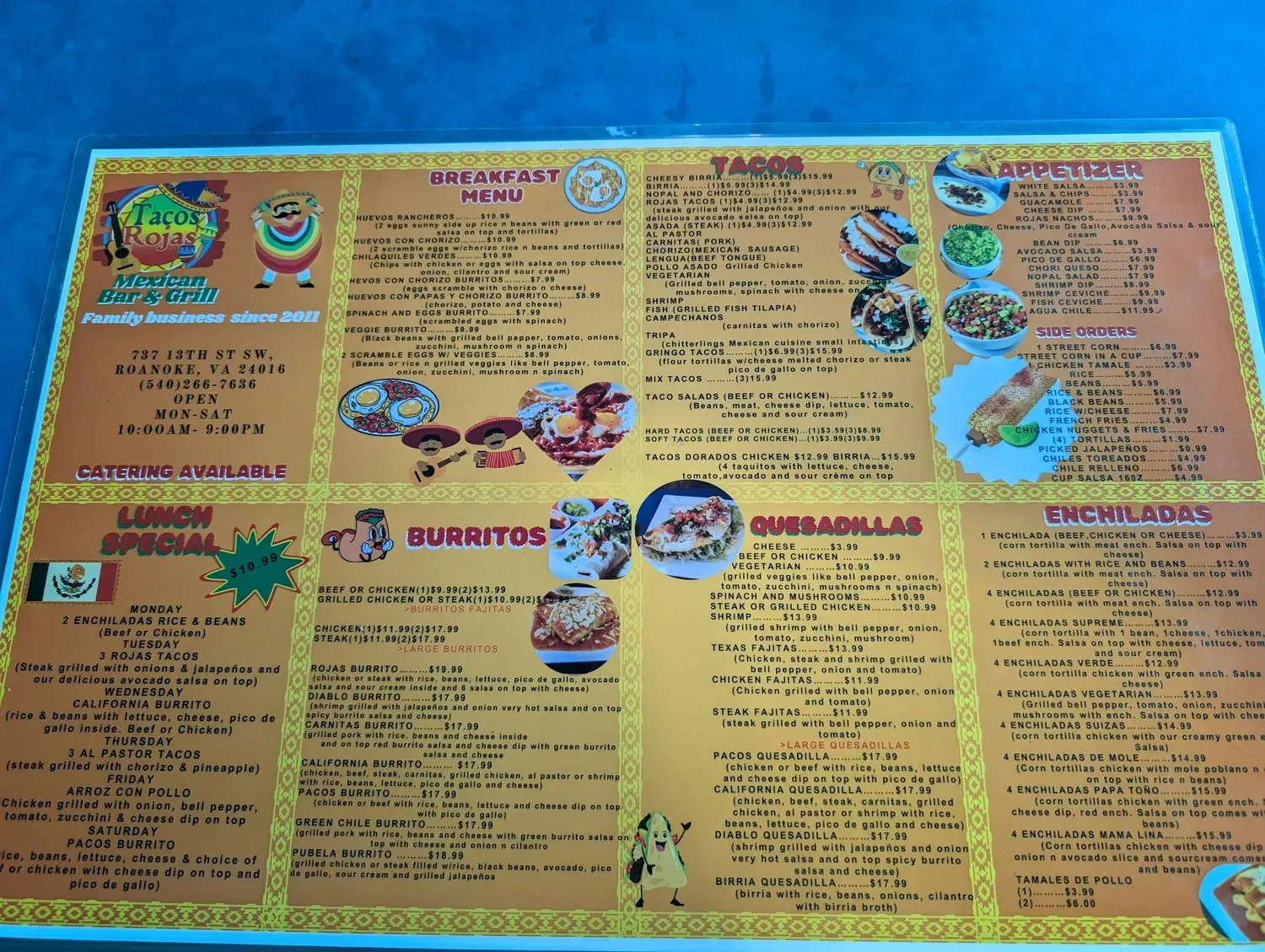 Menu 5