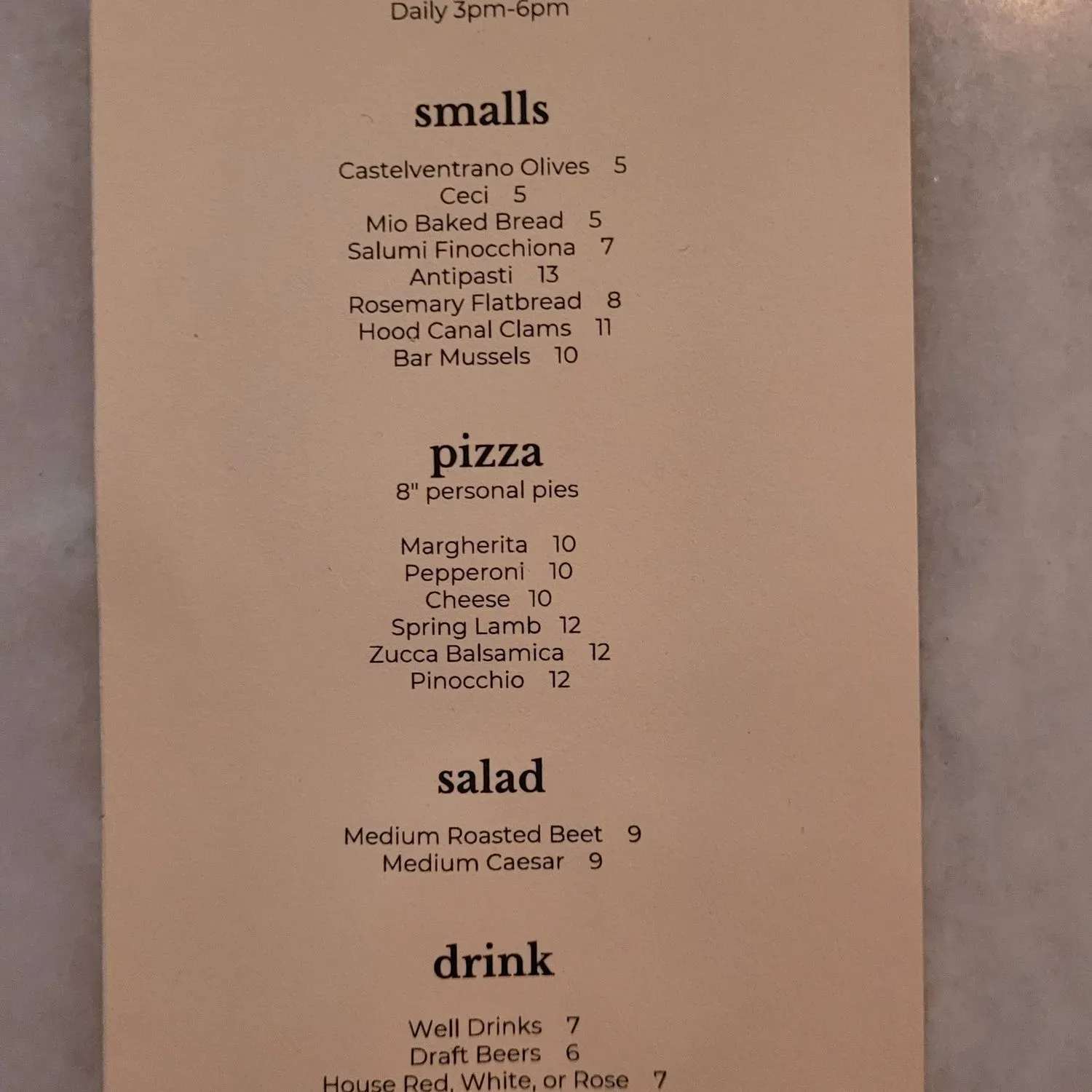 Menu 3