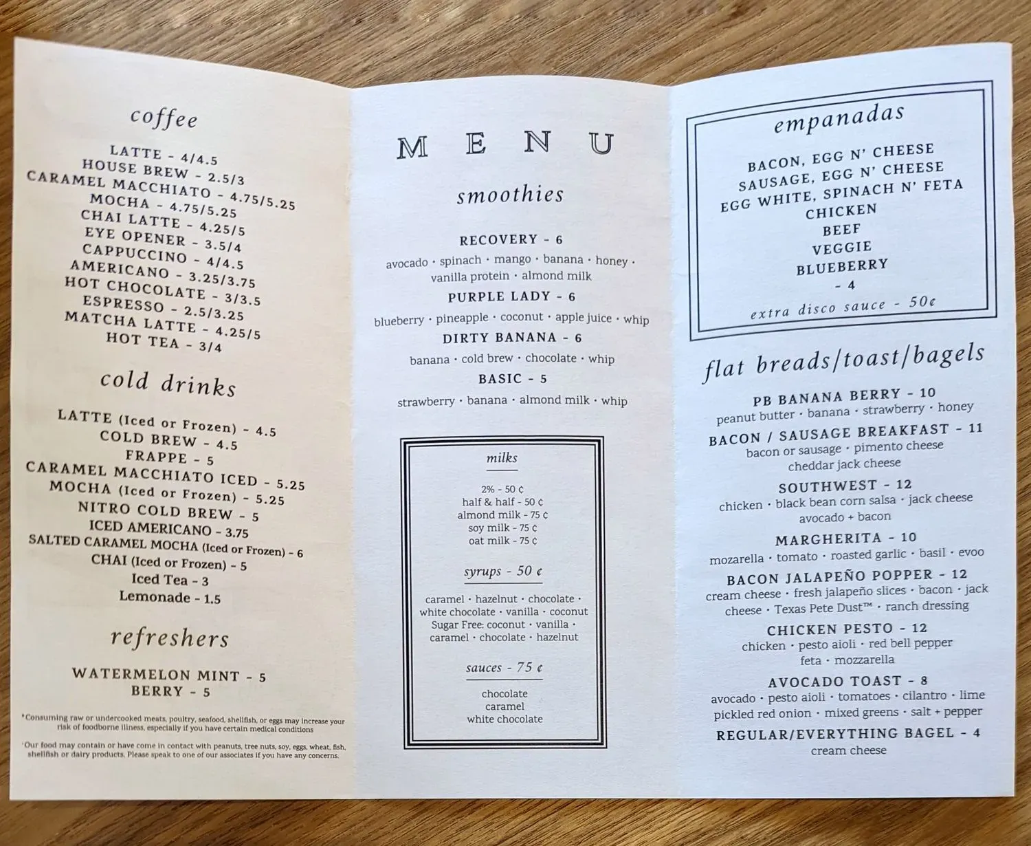 Menu 5