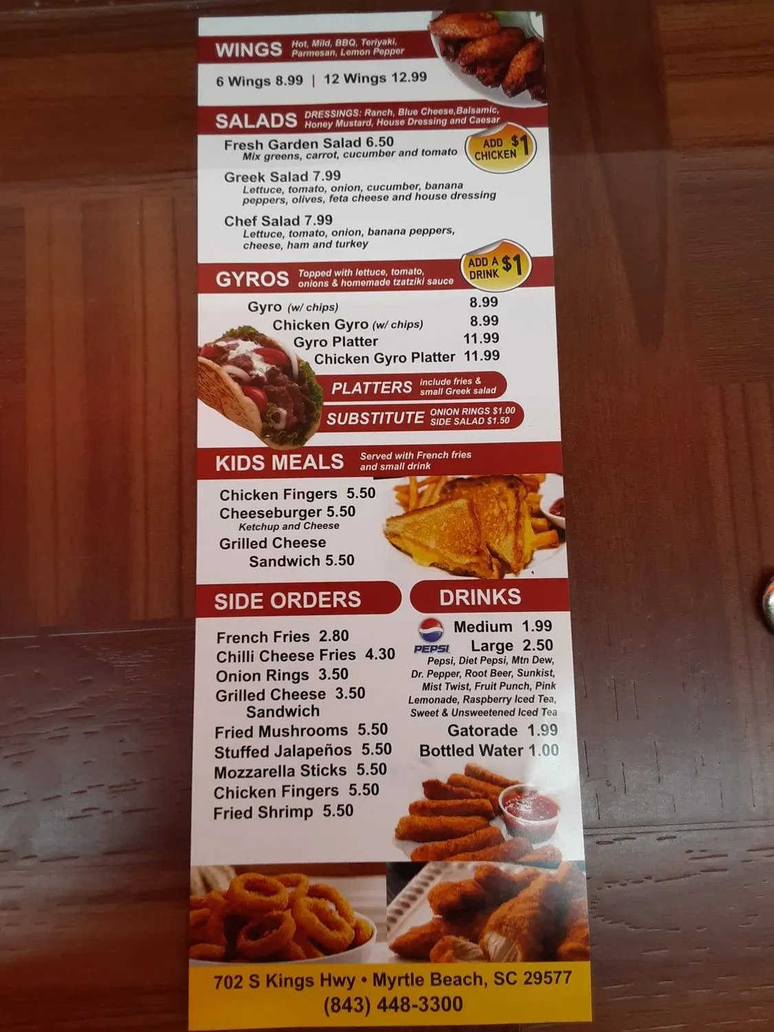 Menu 5