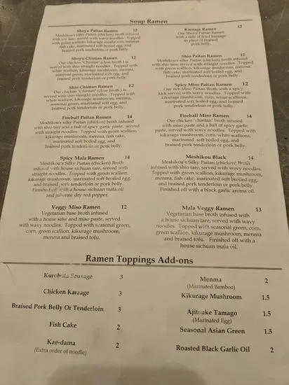 Menu 6