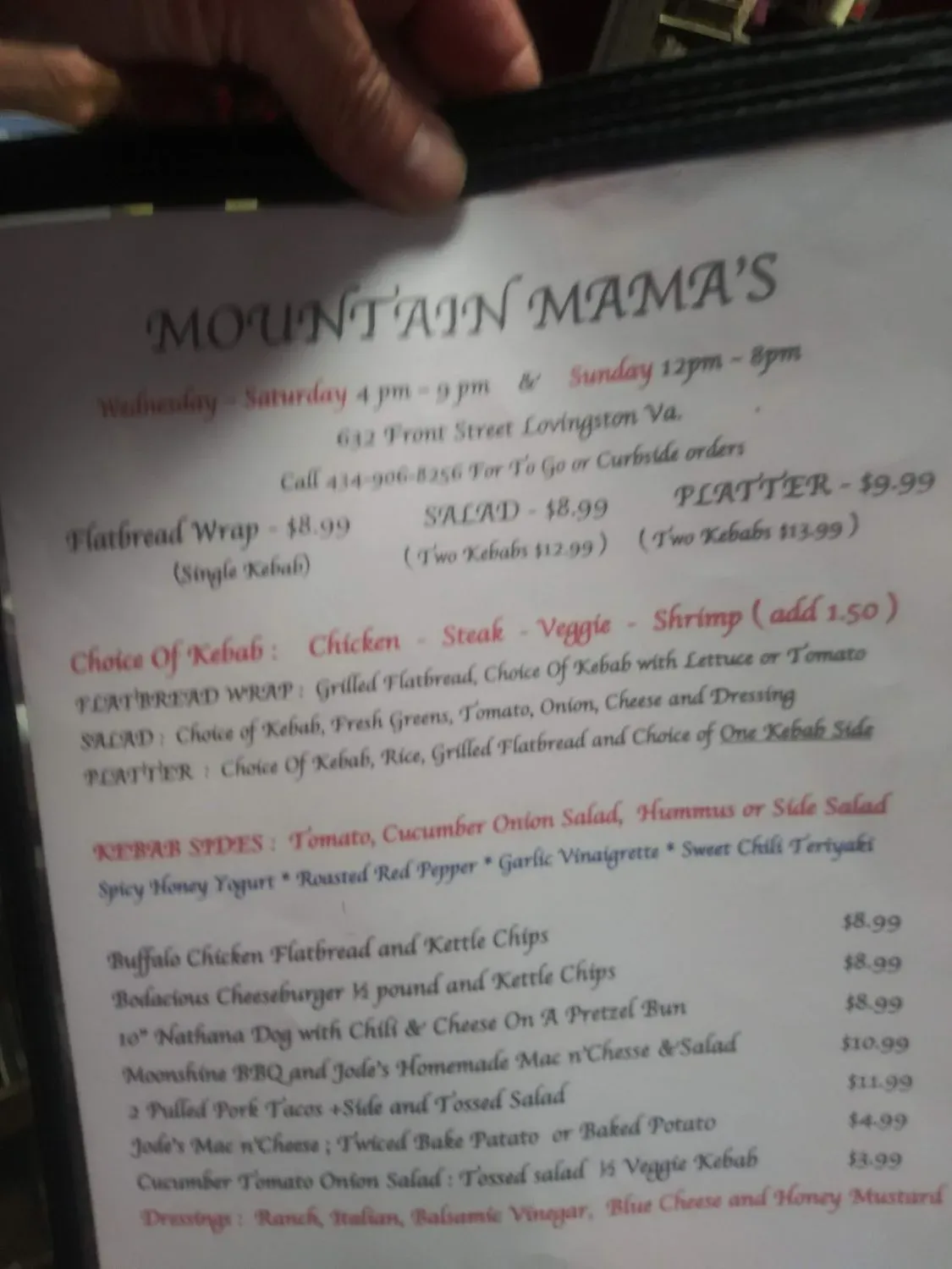 Menu 4