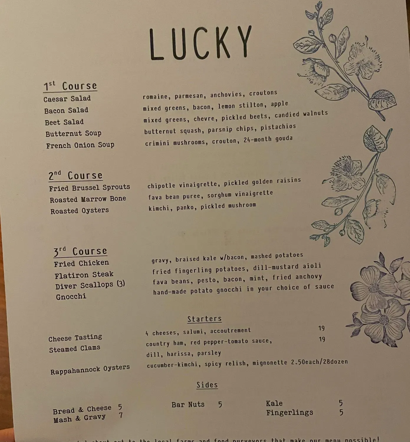 Menu 5