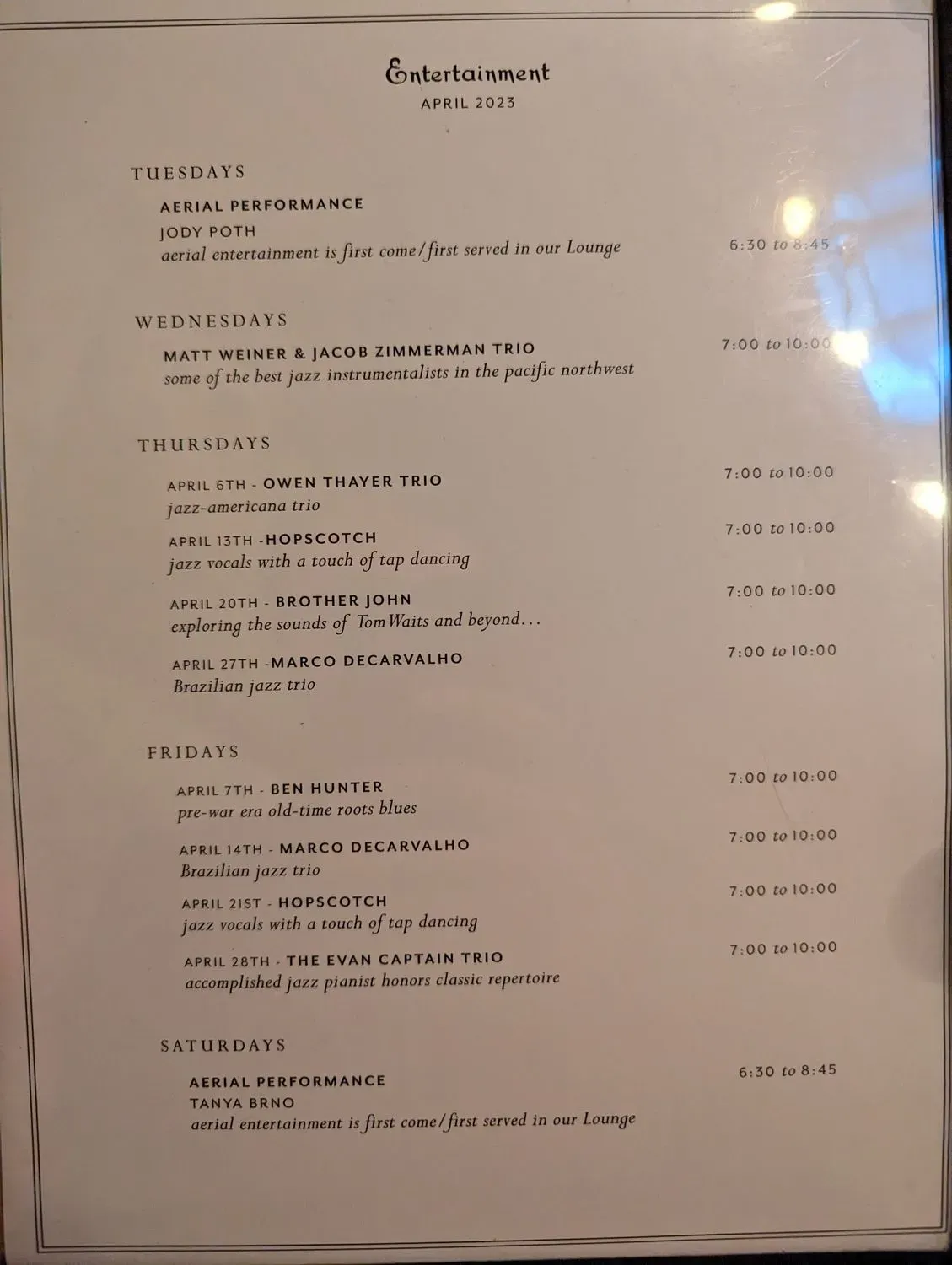 Menu 2