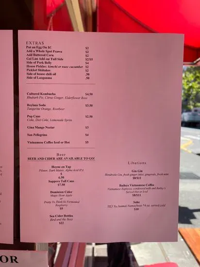 Menu 5