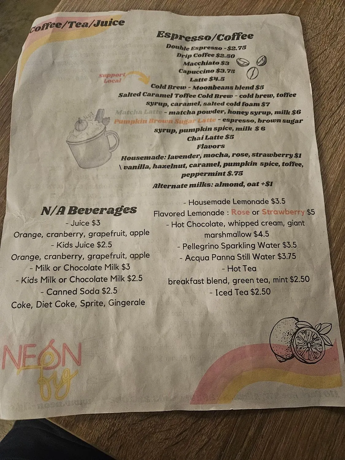 Menu 4