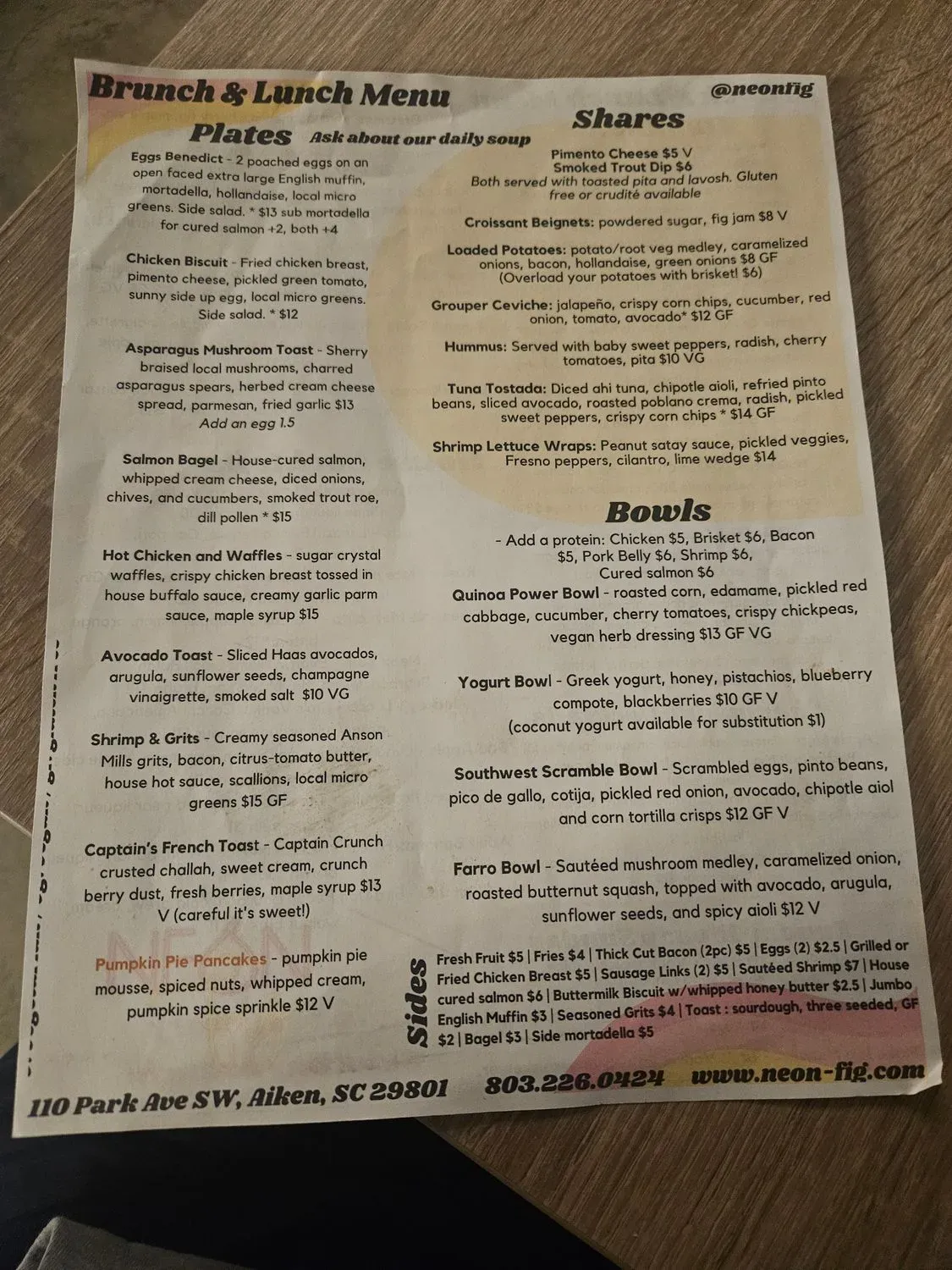 Menu 6