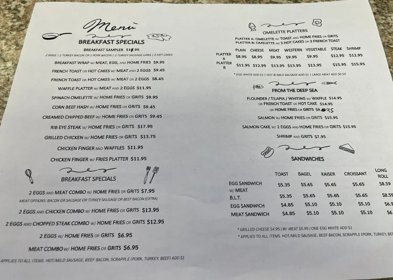 Menu 2