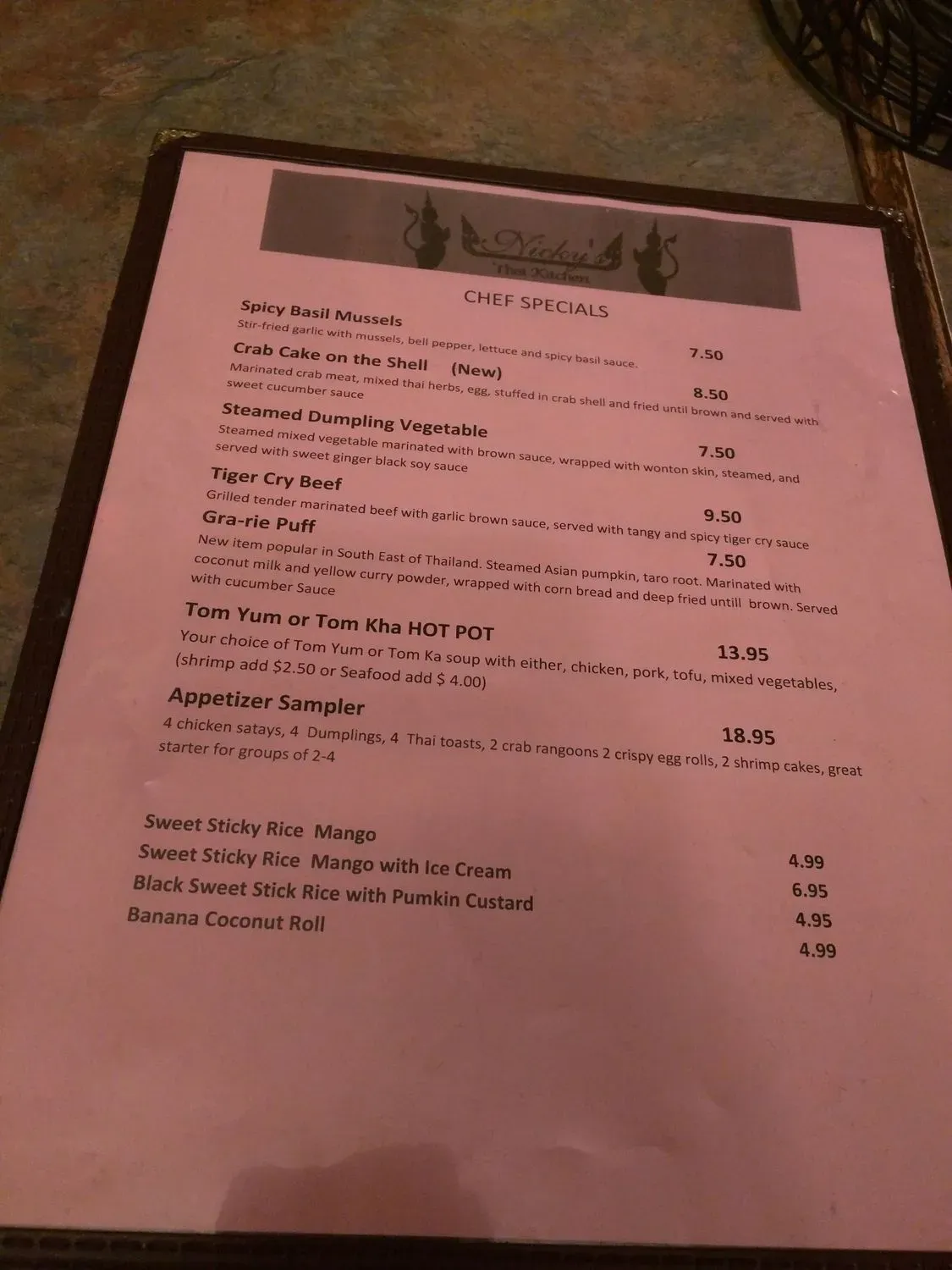 Menu 6