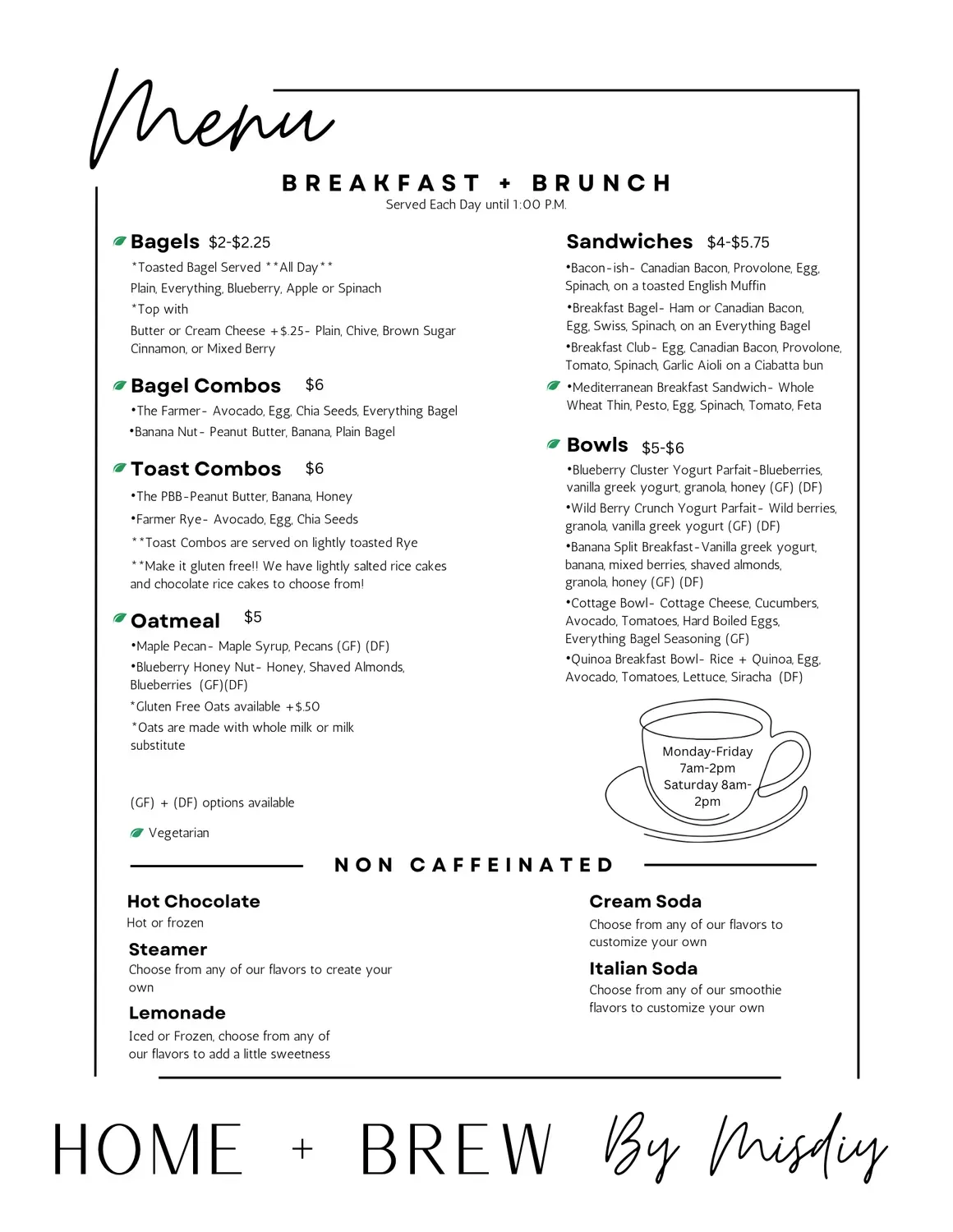 Menu 2