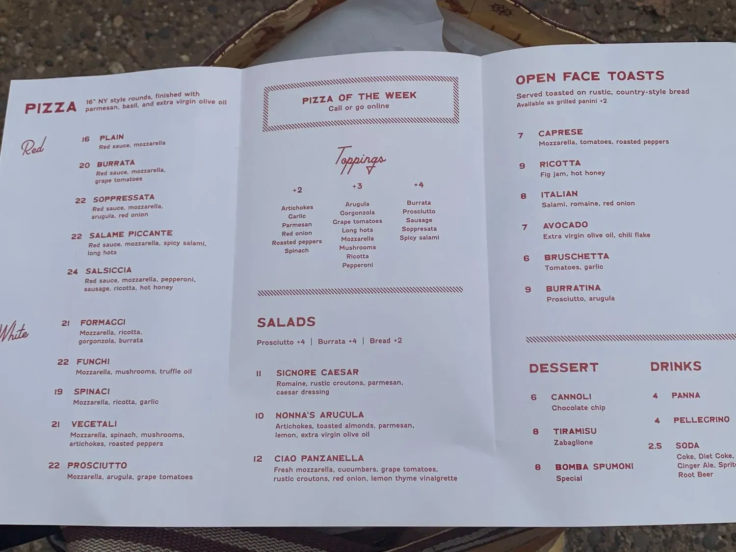 Menu 3