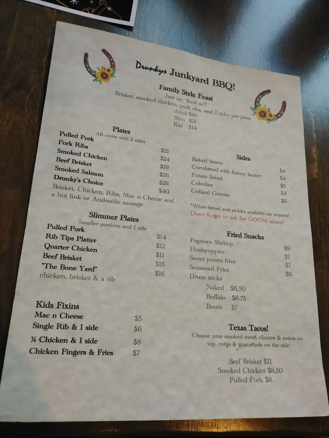 Menu 2