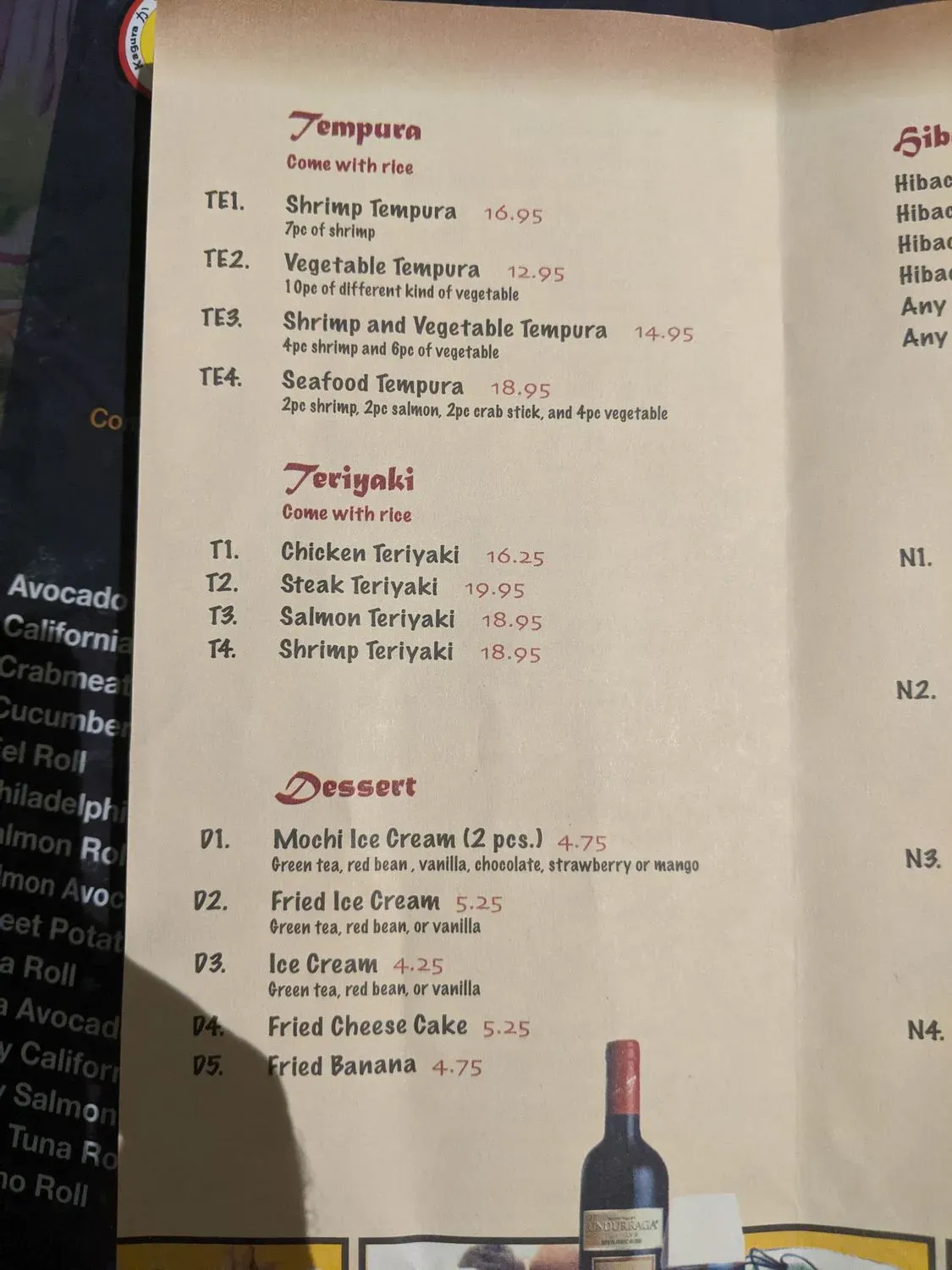 Menu 4