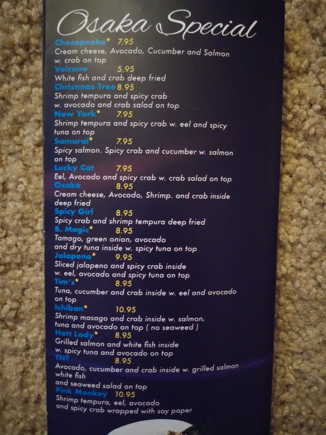 Menu 6