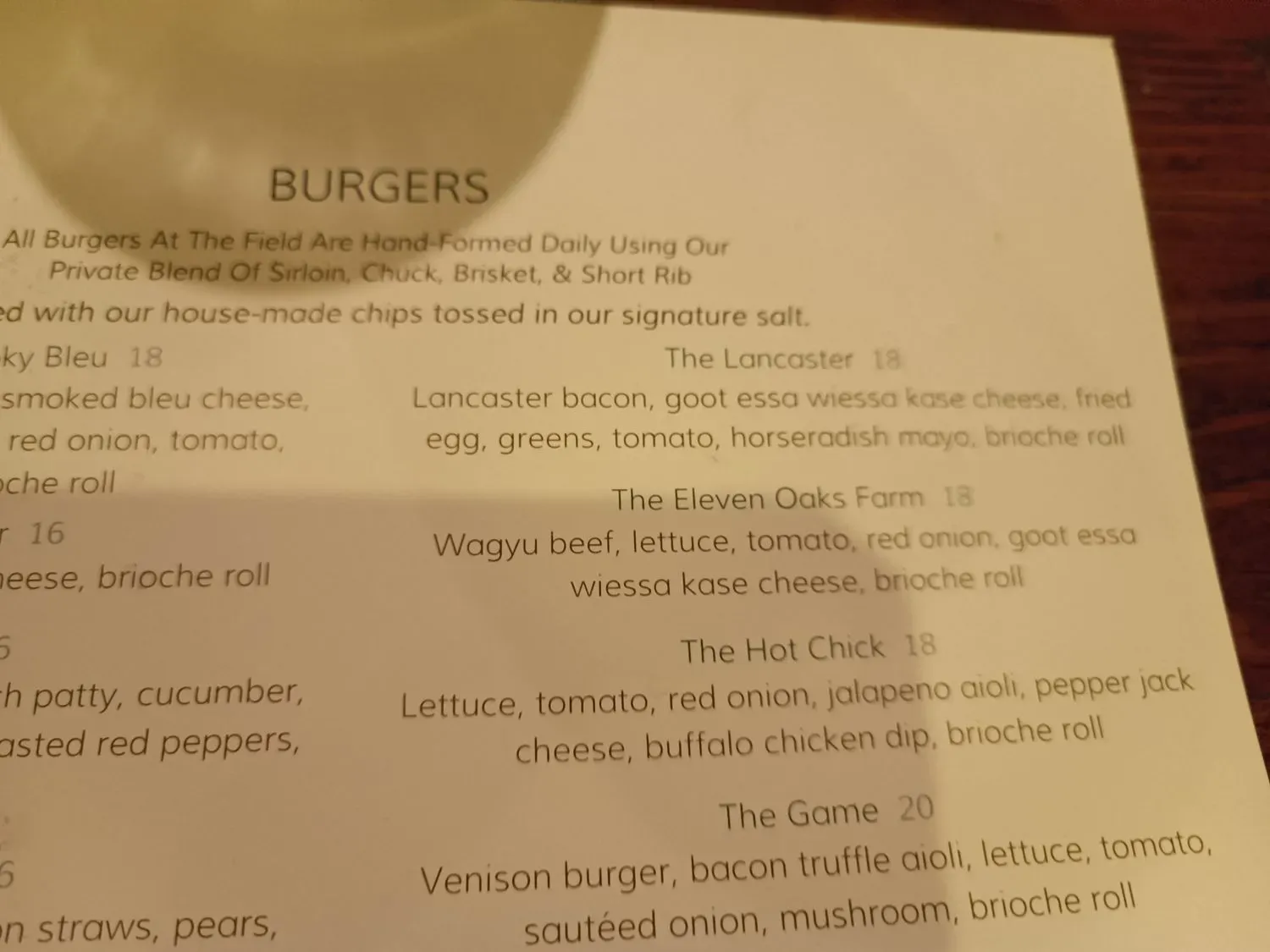 Menu 6