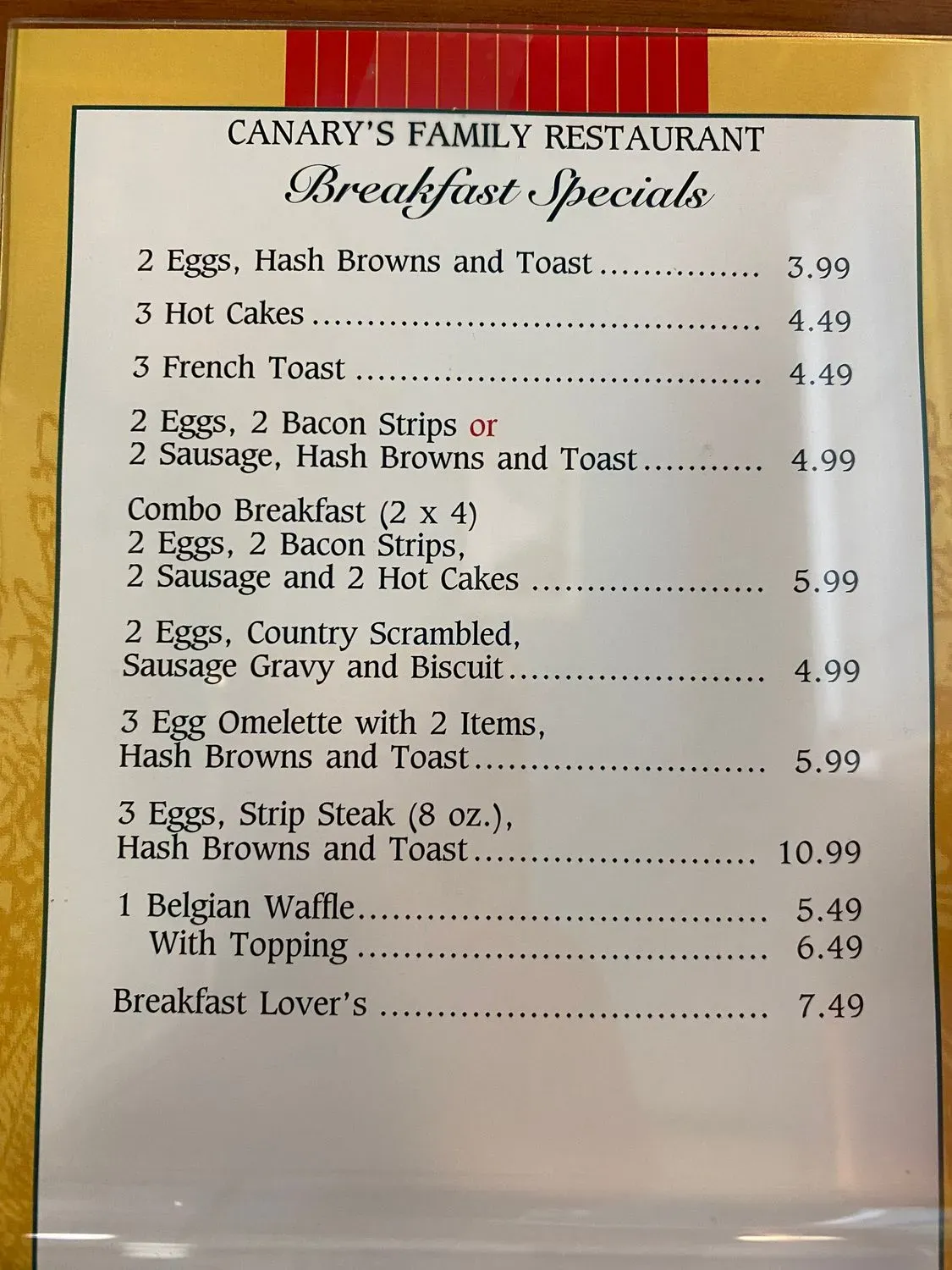 Menu 6