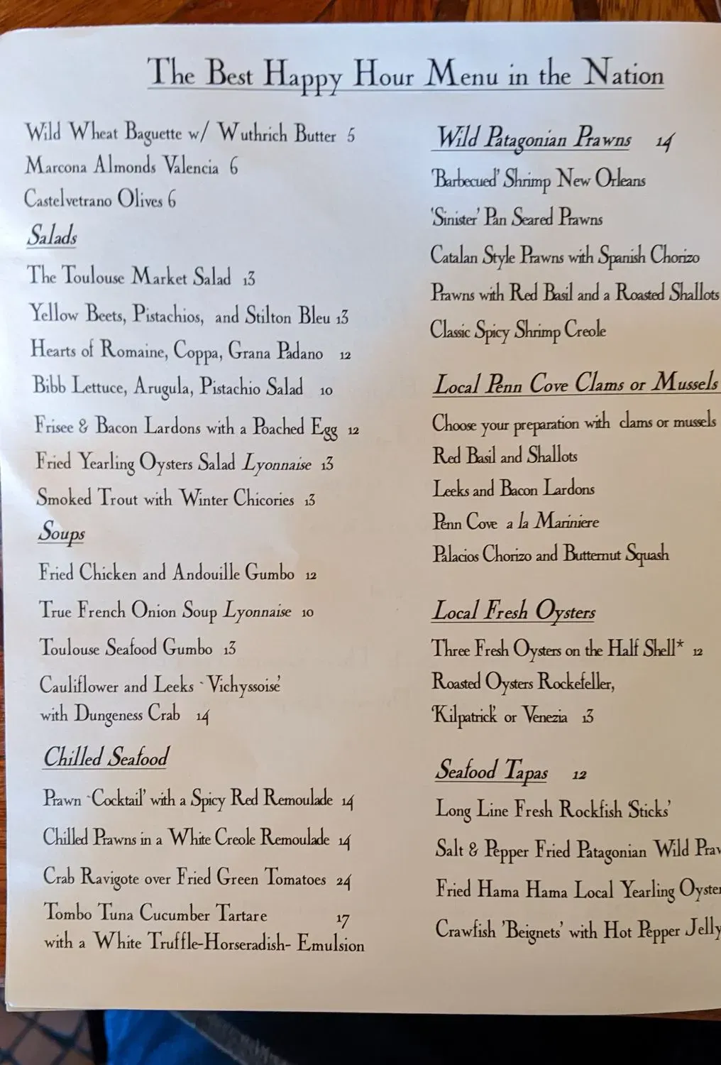 Menu 4