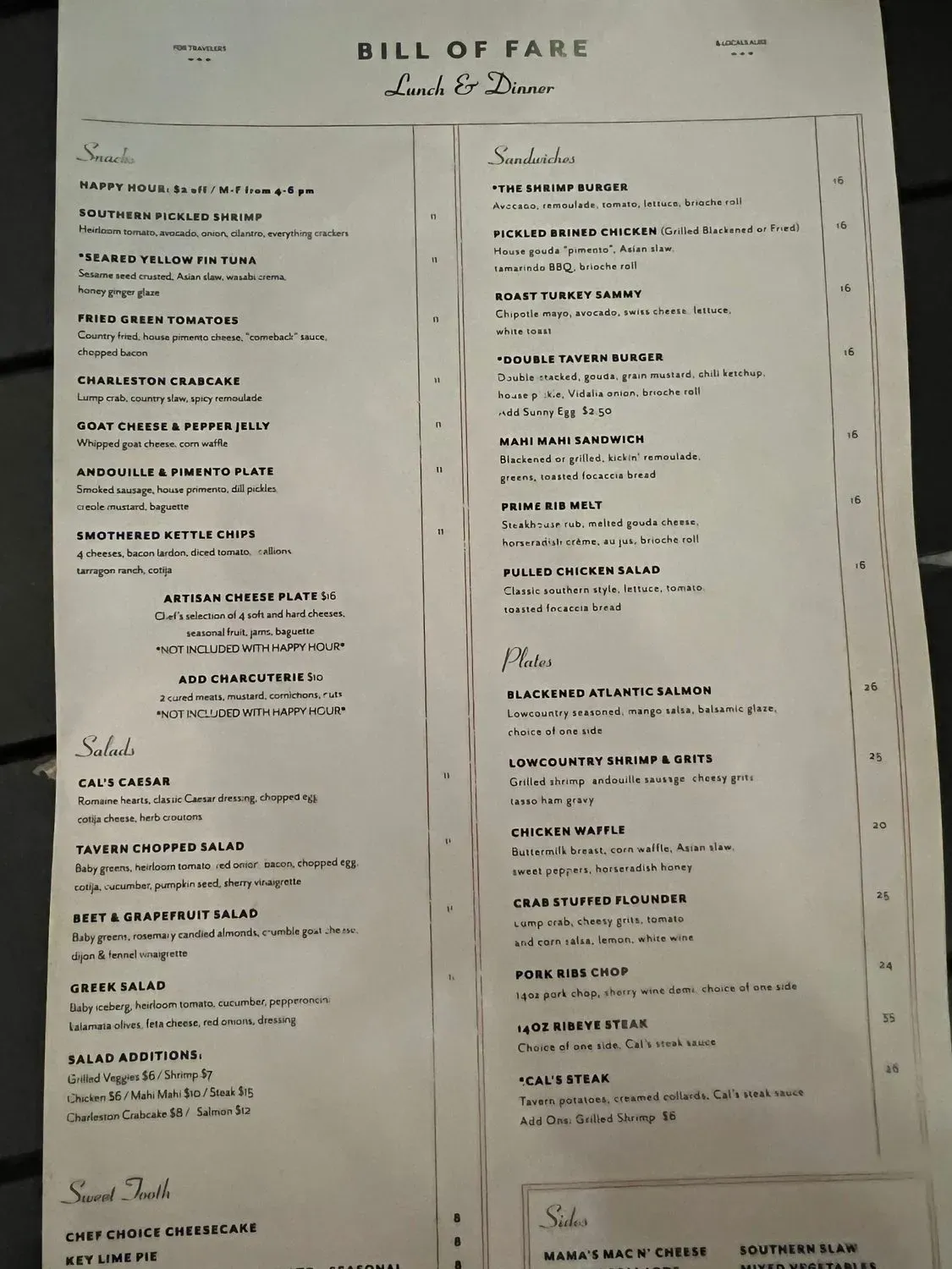 Menu 2