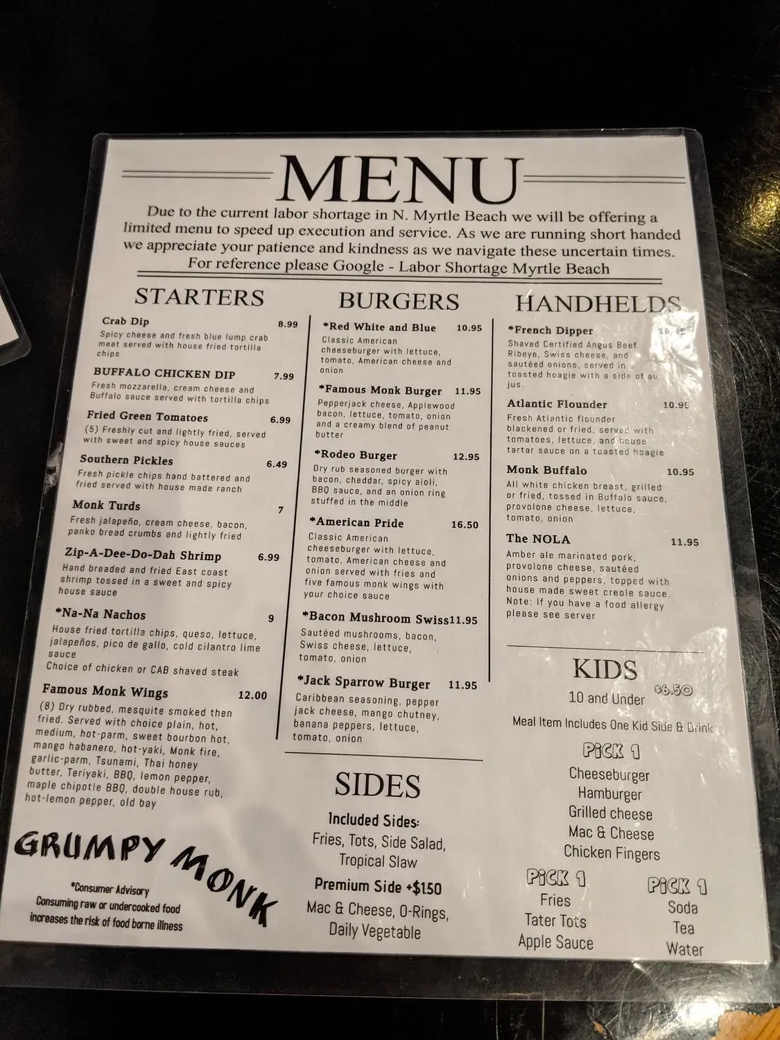 Menu 3