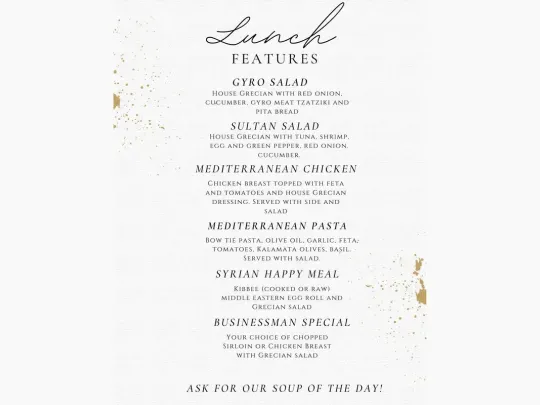 Menu 2