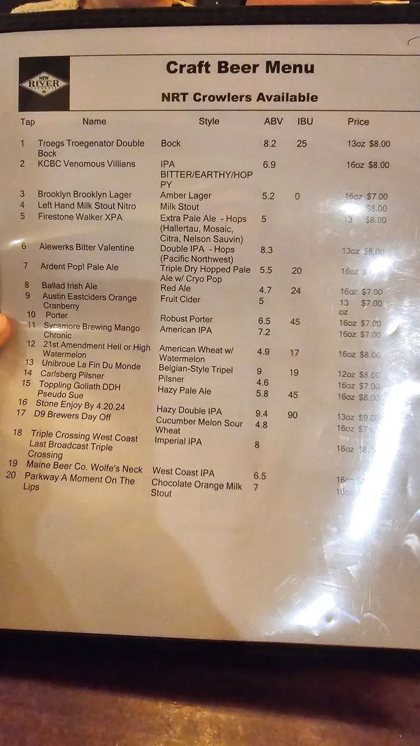 Menu 3