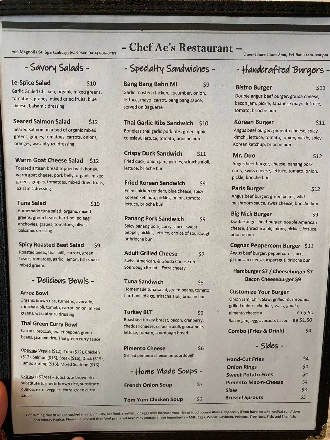 Menu 3