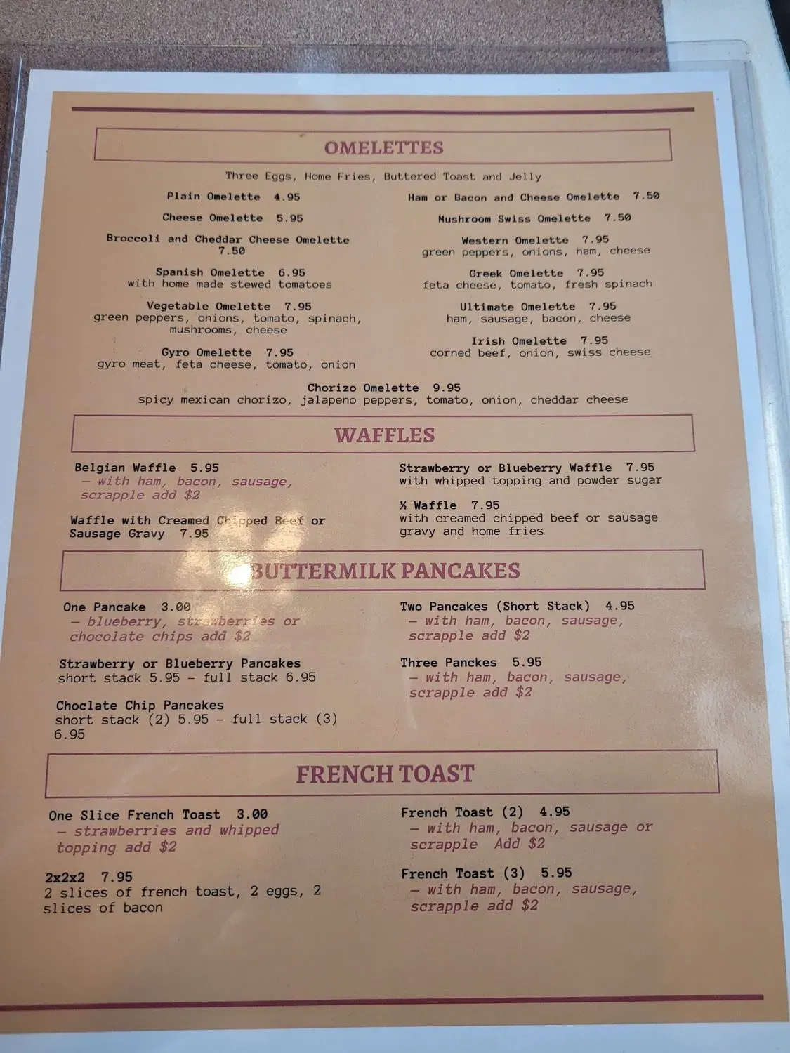 Menu 2