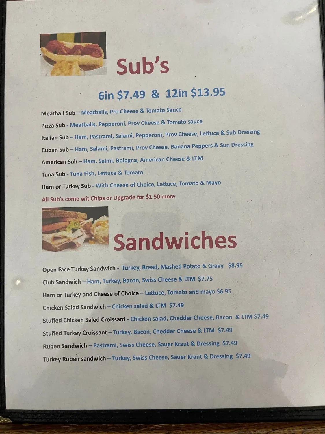 Menu 2