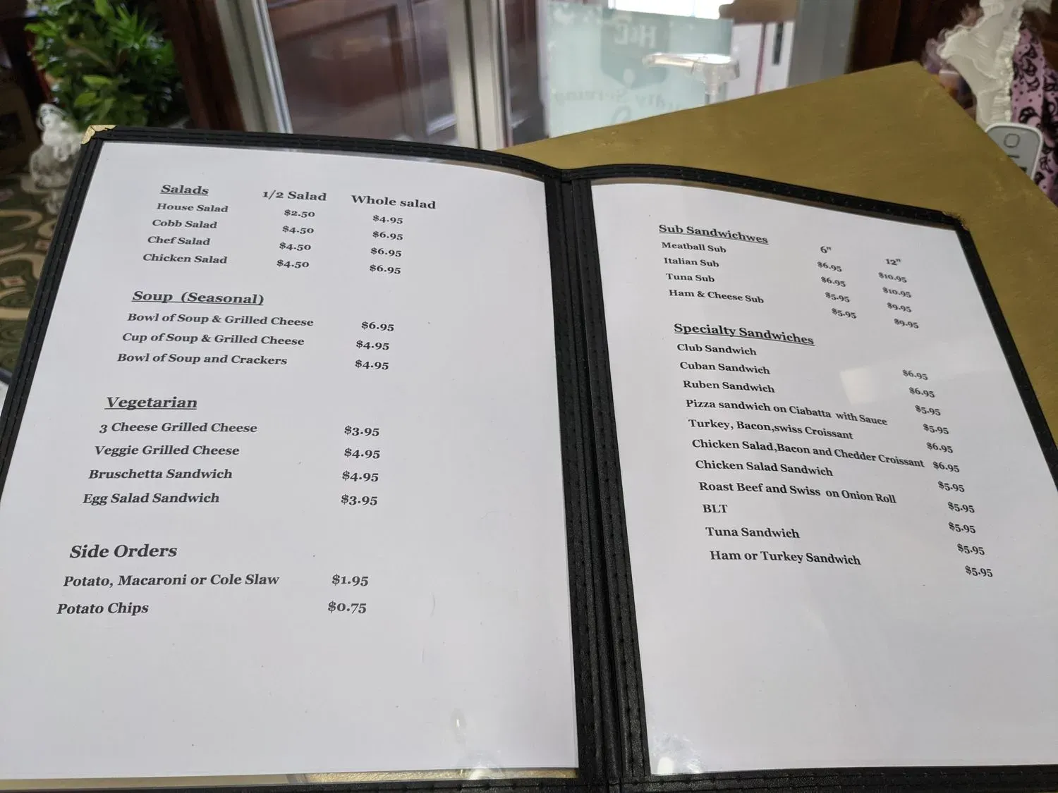 Menu 3