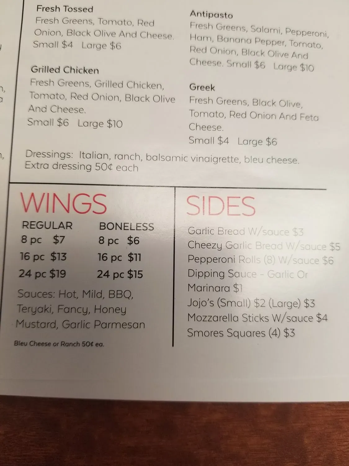 Menu 3