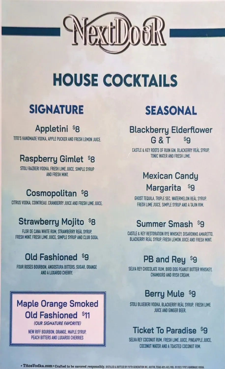 Menu 2