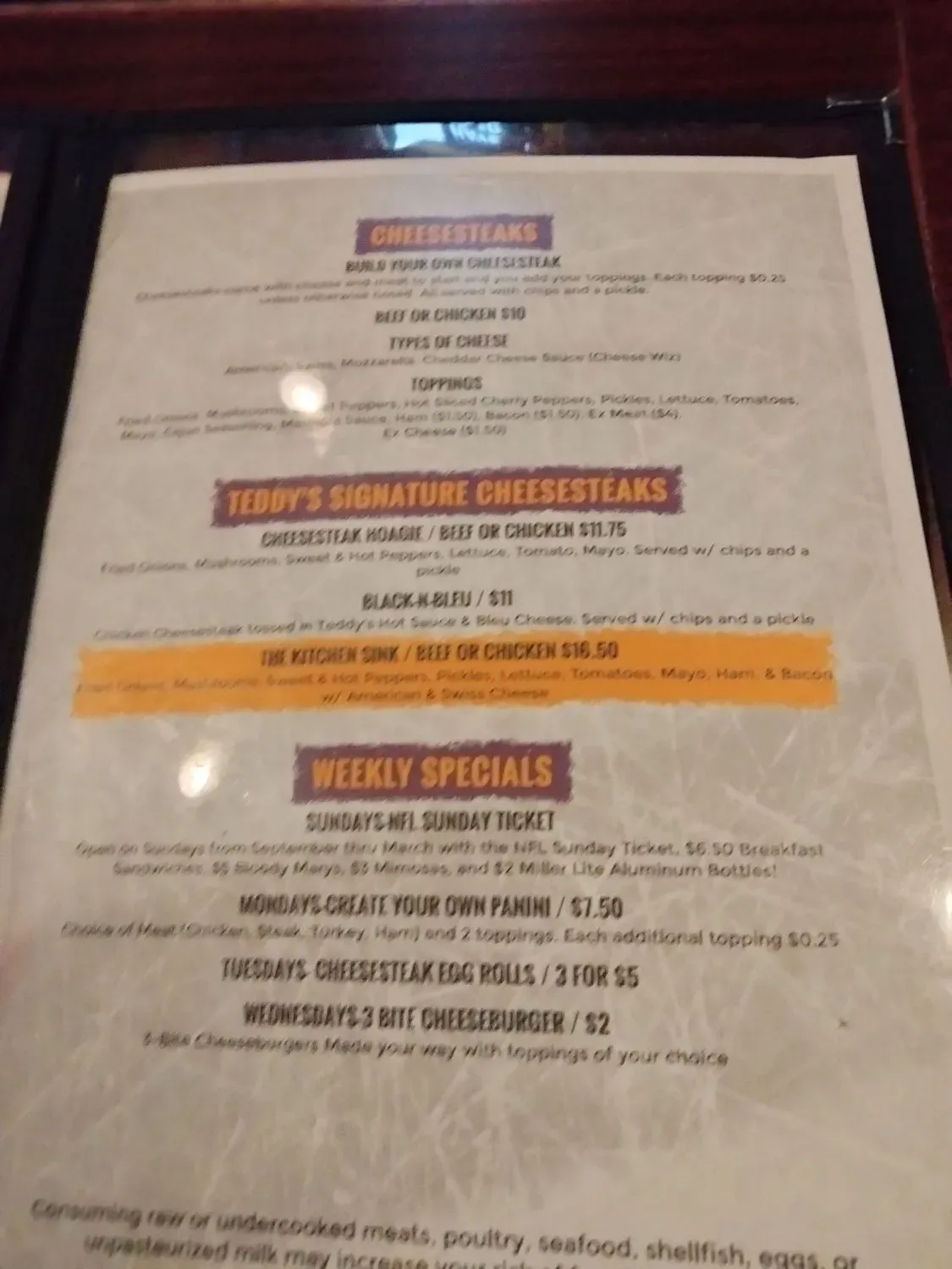 Menu 4