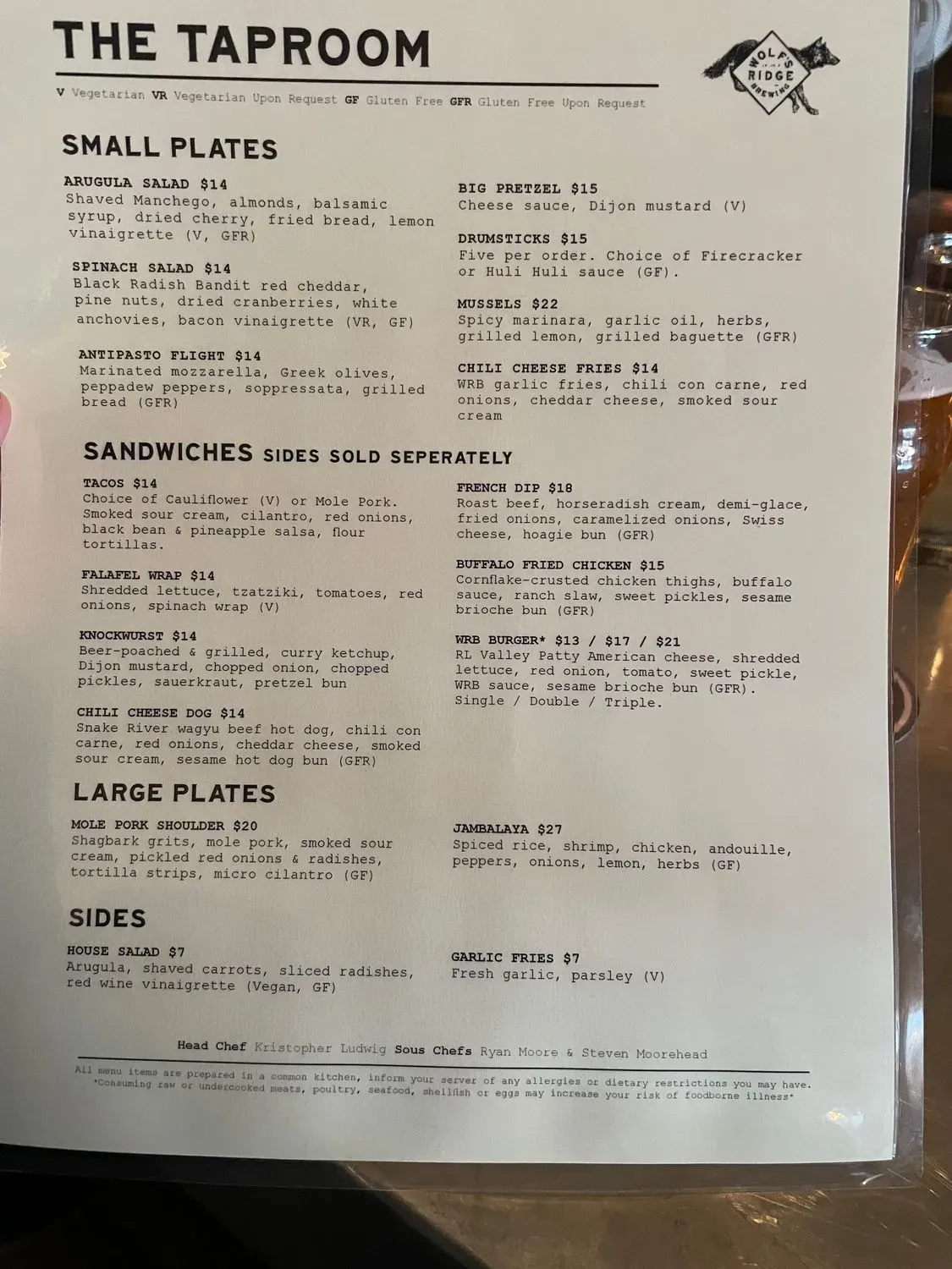 Menu 6