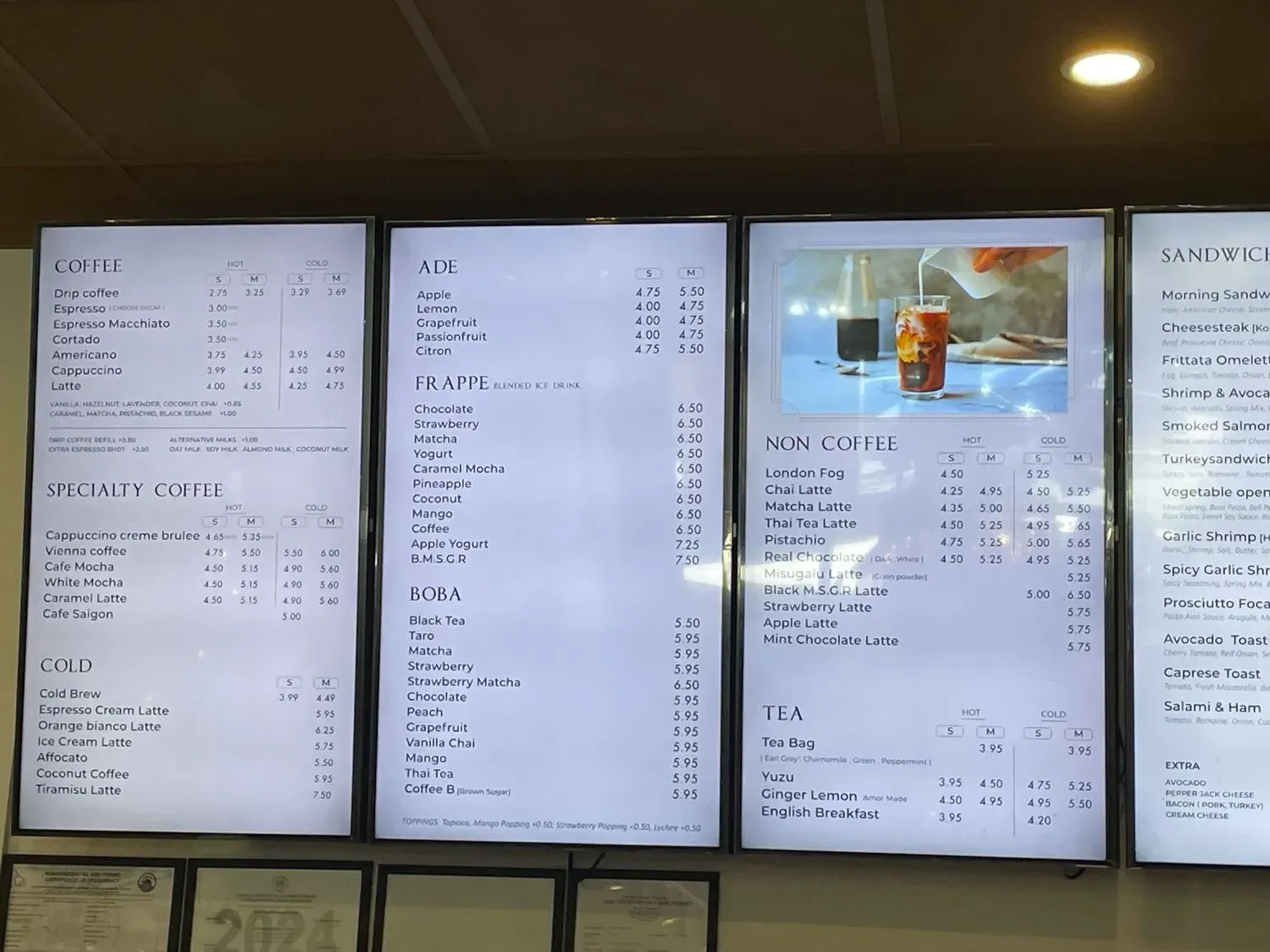 Menu 4