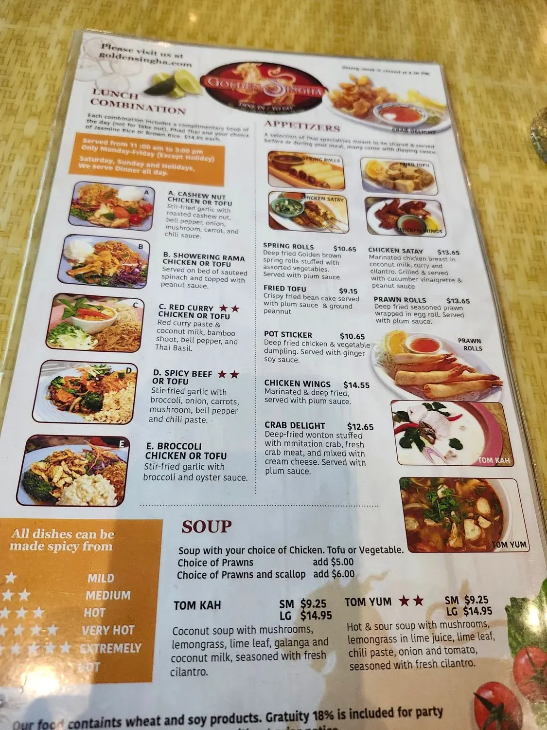 Menu 5