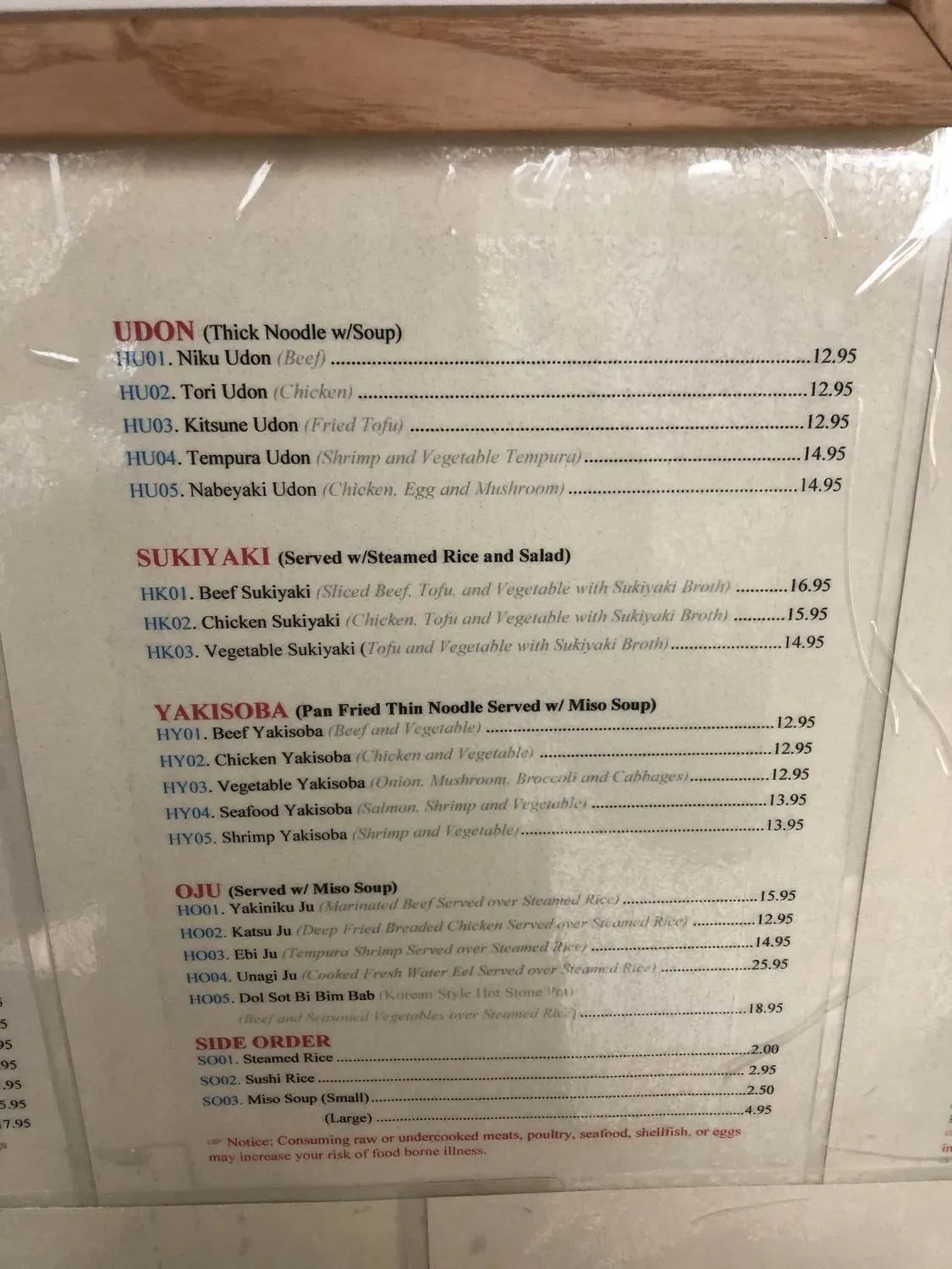 Menu 4