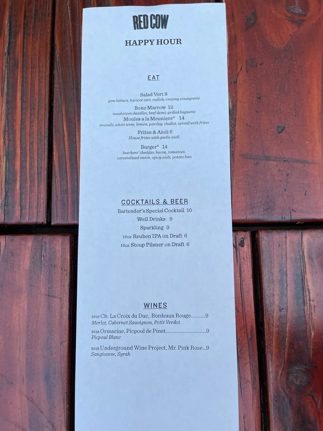 Menu 6