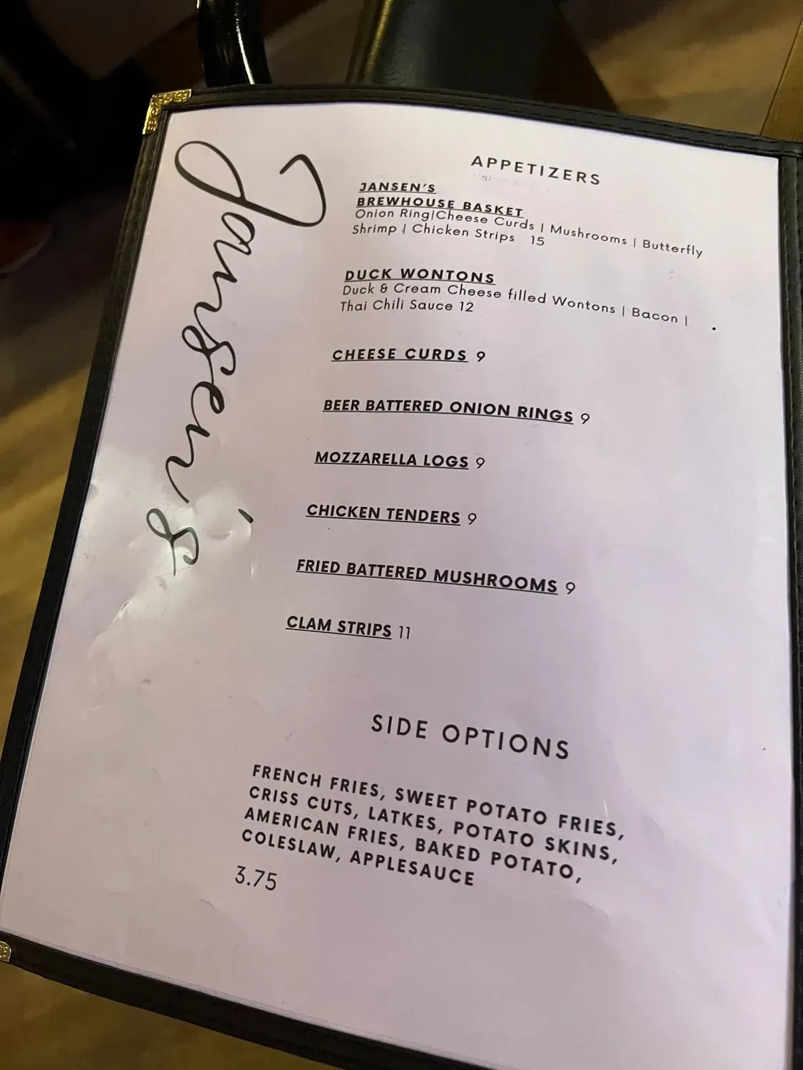 Menu 3