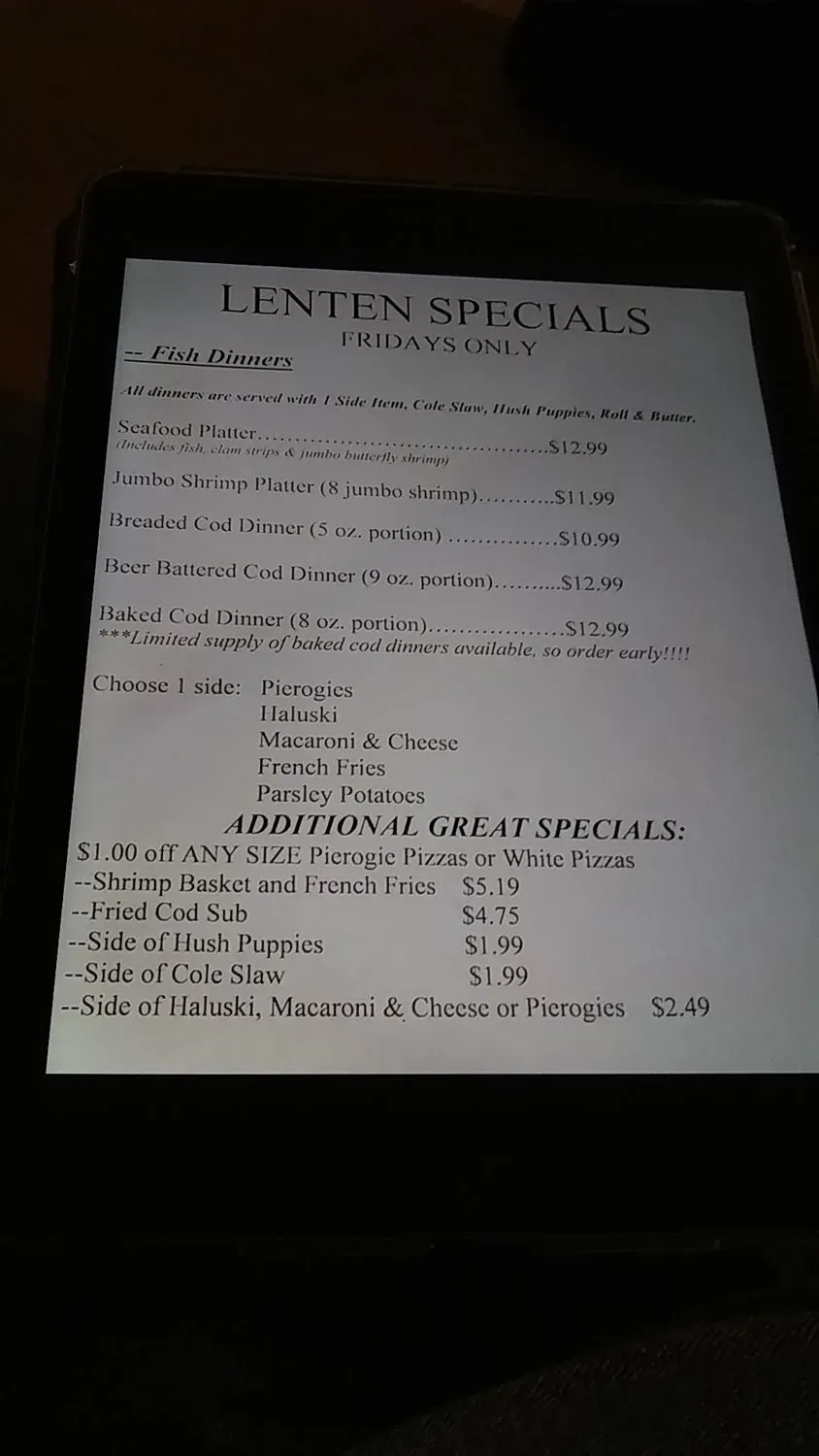 Menu 6