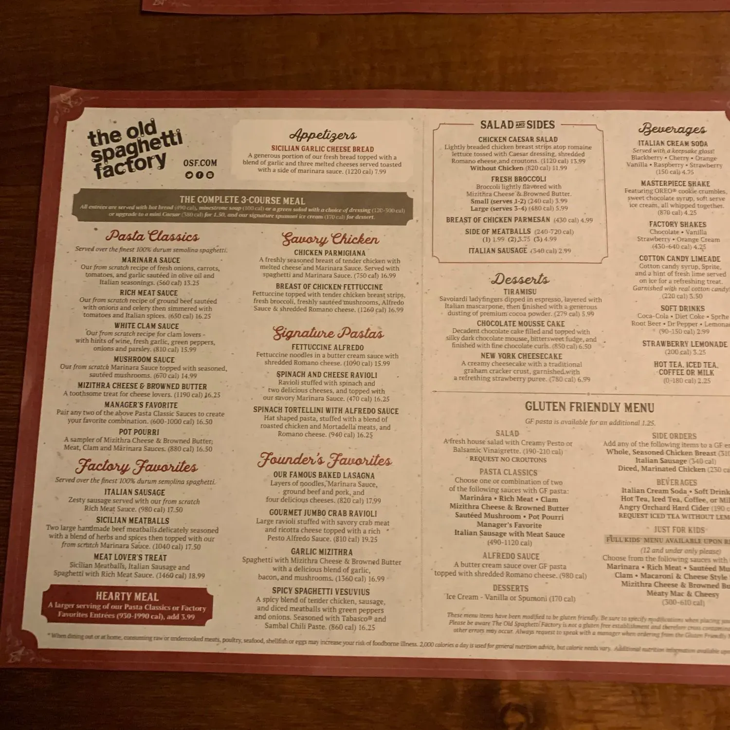 Menu 4