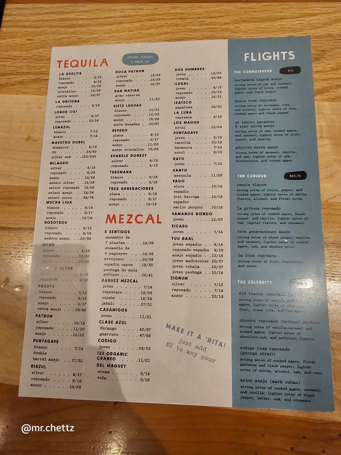 Menu 5