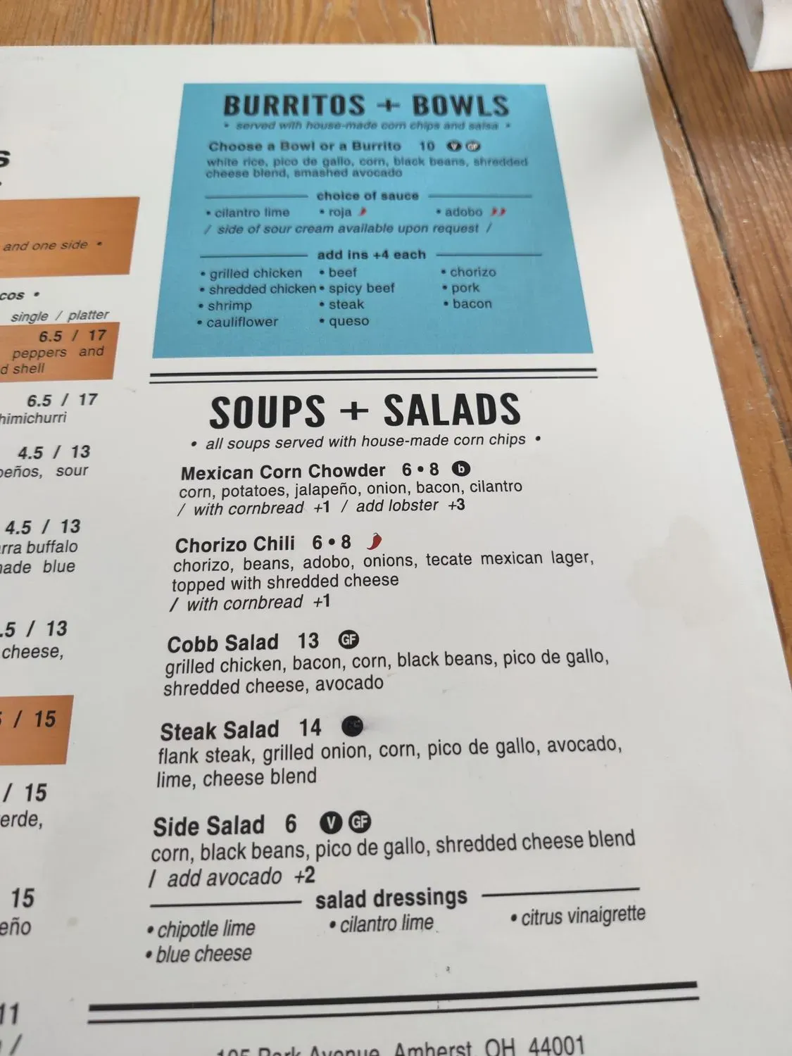 Menu 4