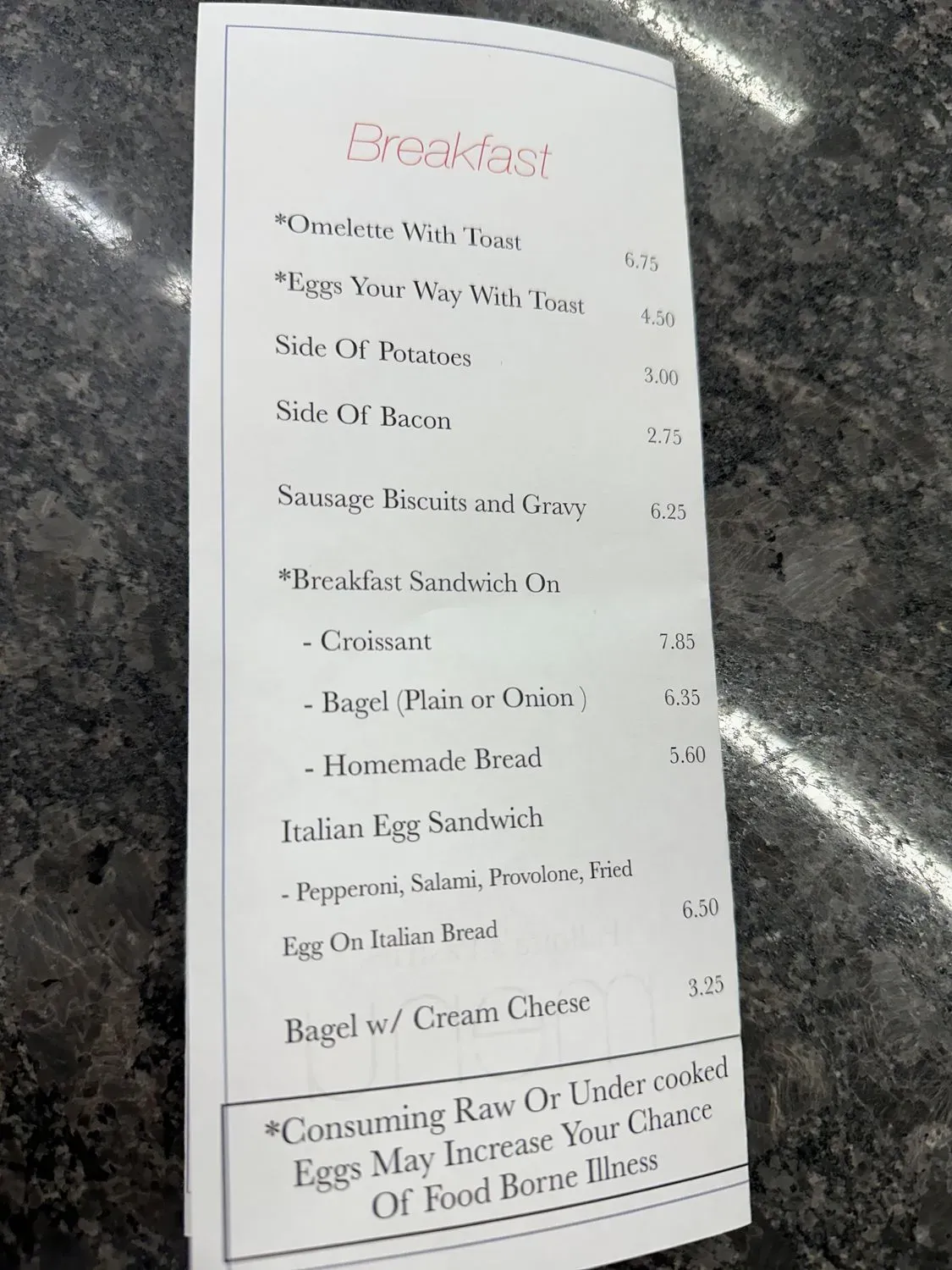 Menu 3