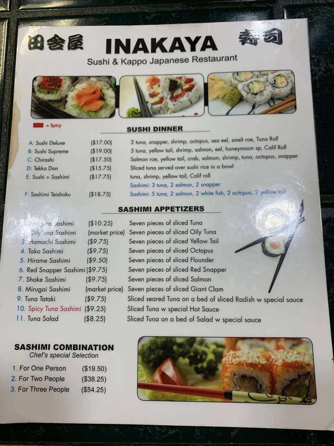 Menu 2